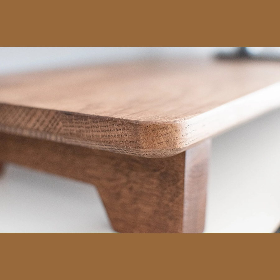 Carpentray 120cm Long Wooden Computer Monitor Riser Brown