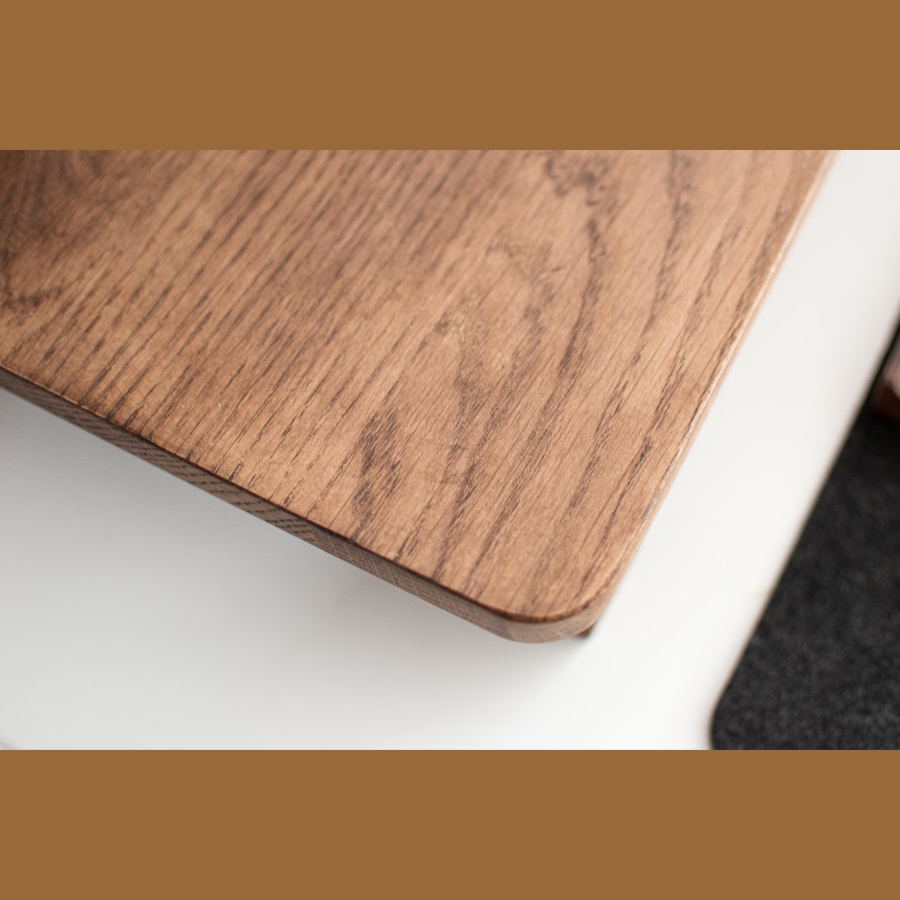 Carpentray 120cm Long Wooden Computer Monitor Riser Brown
