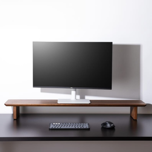 Carpentray 80Cm long Wooden Monitor Riser (Brown)