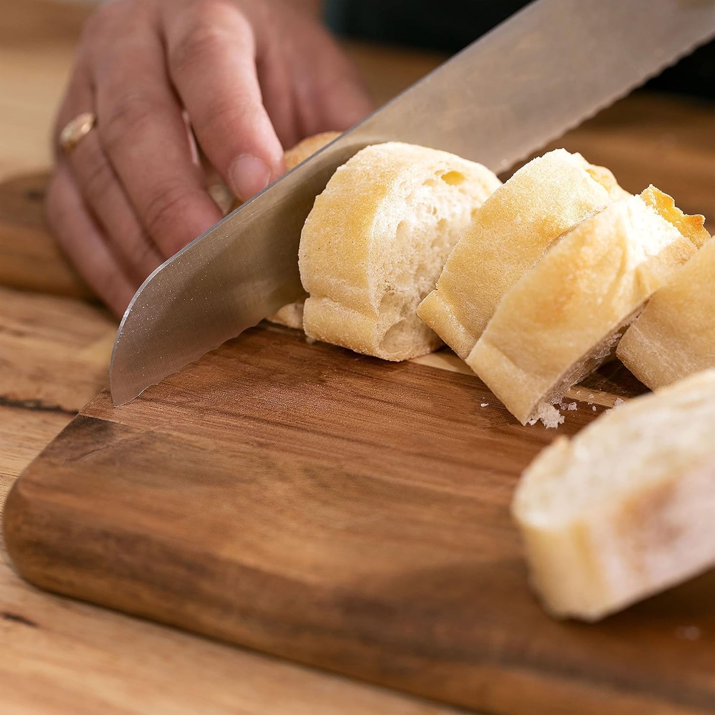 Carpentray Sheesham Wood Cutting Board and Chopping Board with Handle