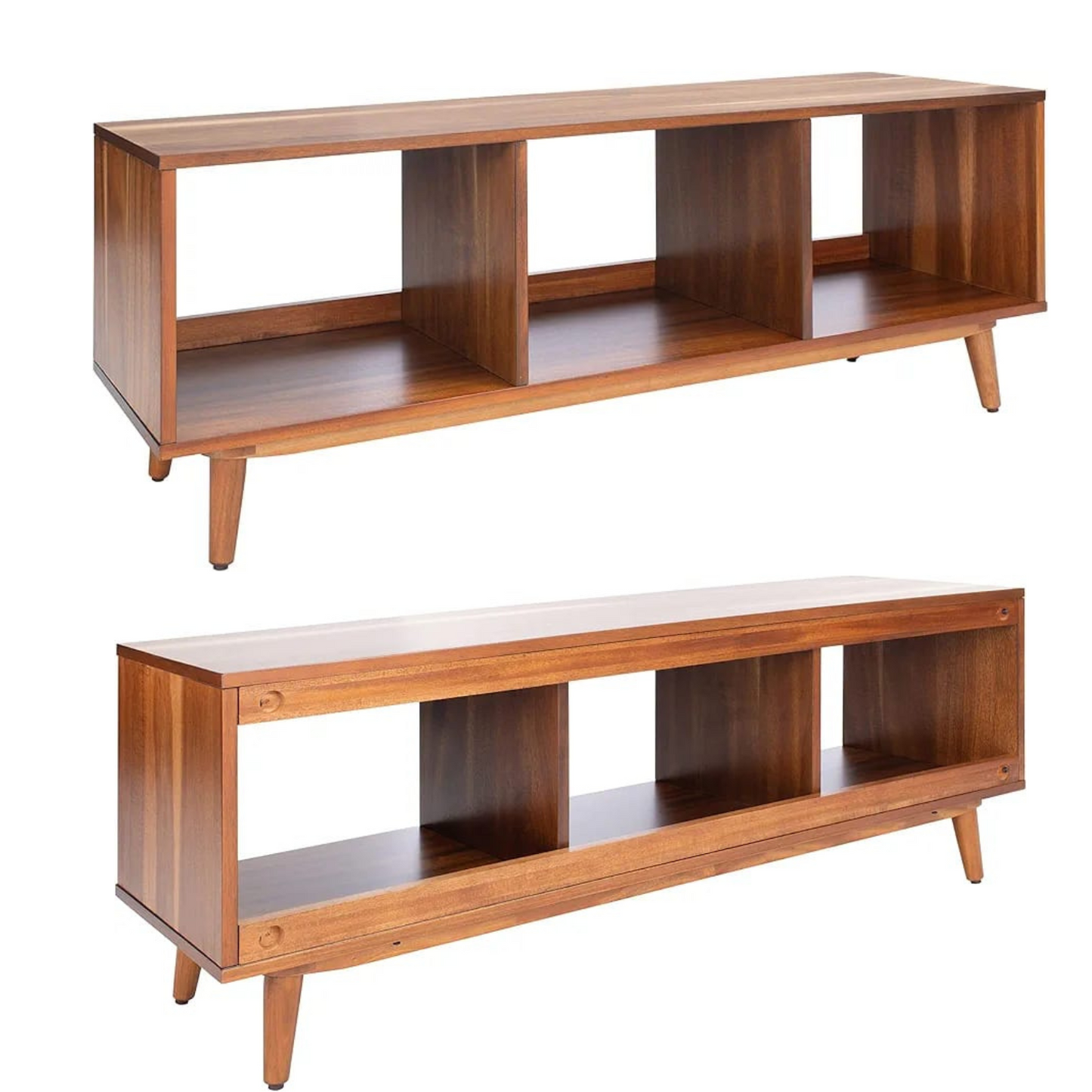 Carpentray Wooden Tv Cabinet 3 Open Shelf