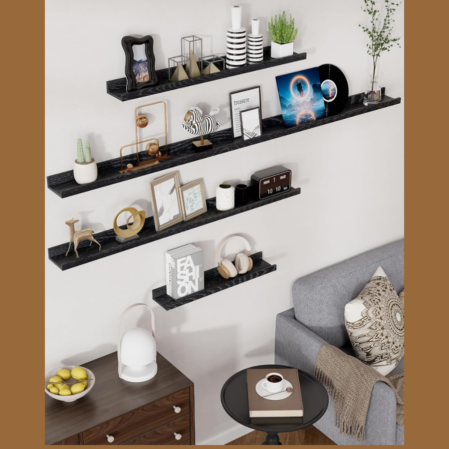 Carpentray 24 Inch Floating Shelves Set of 2