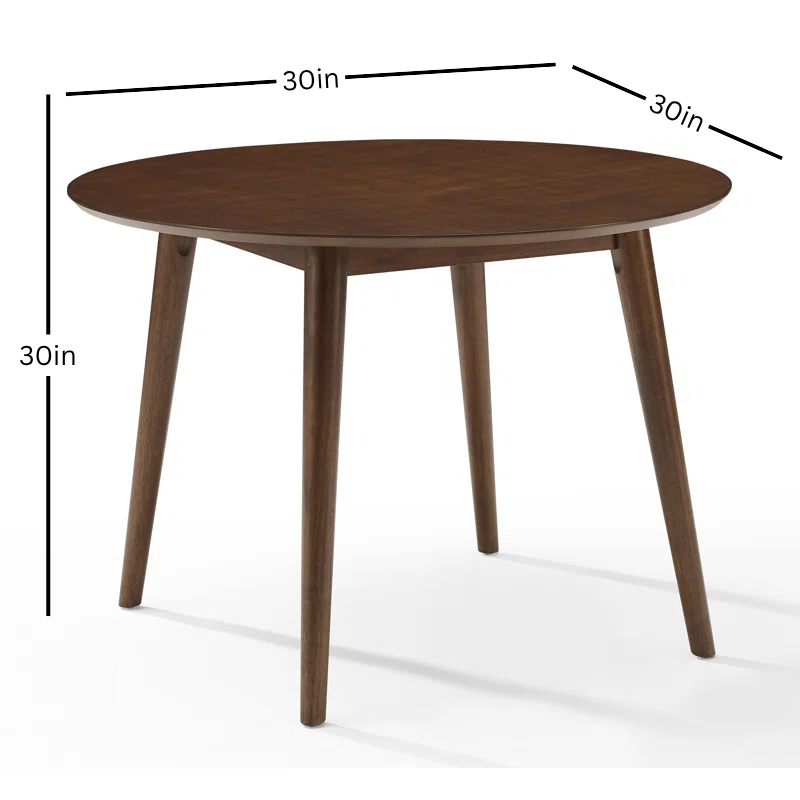 Carpentray 30 inch Round Wooden Dining Table