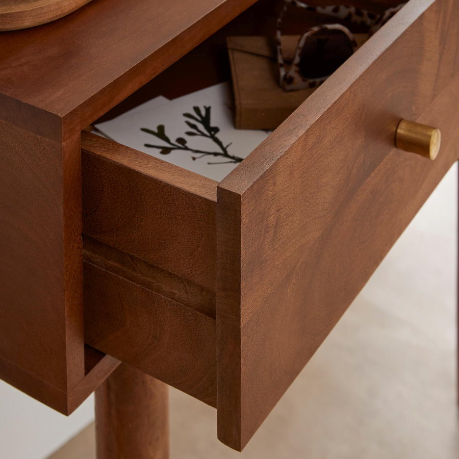 Carpentray Modern Console Table with 2 Drawers