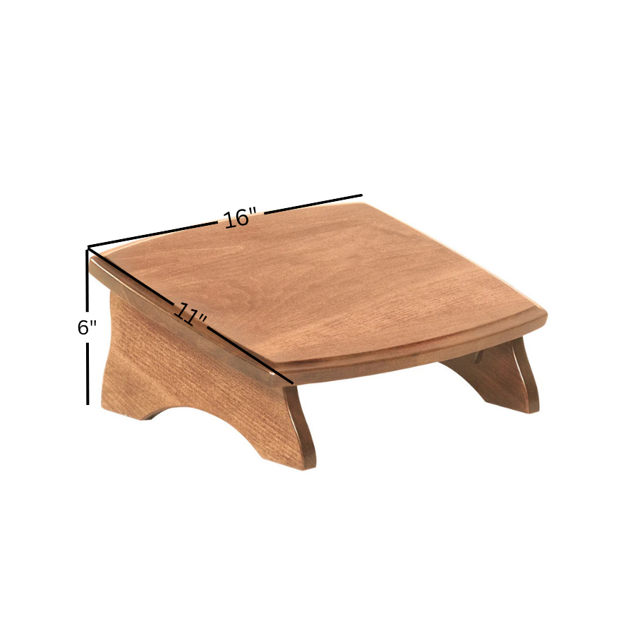 Carpentray Wooden Footrest (Light Brown)