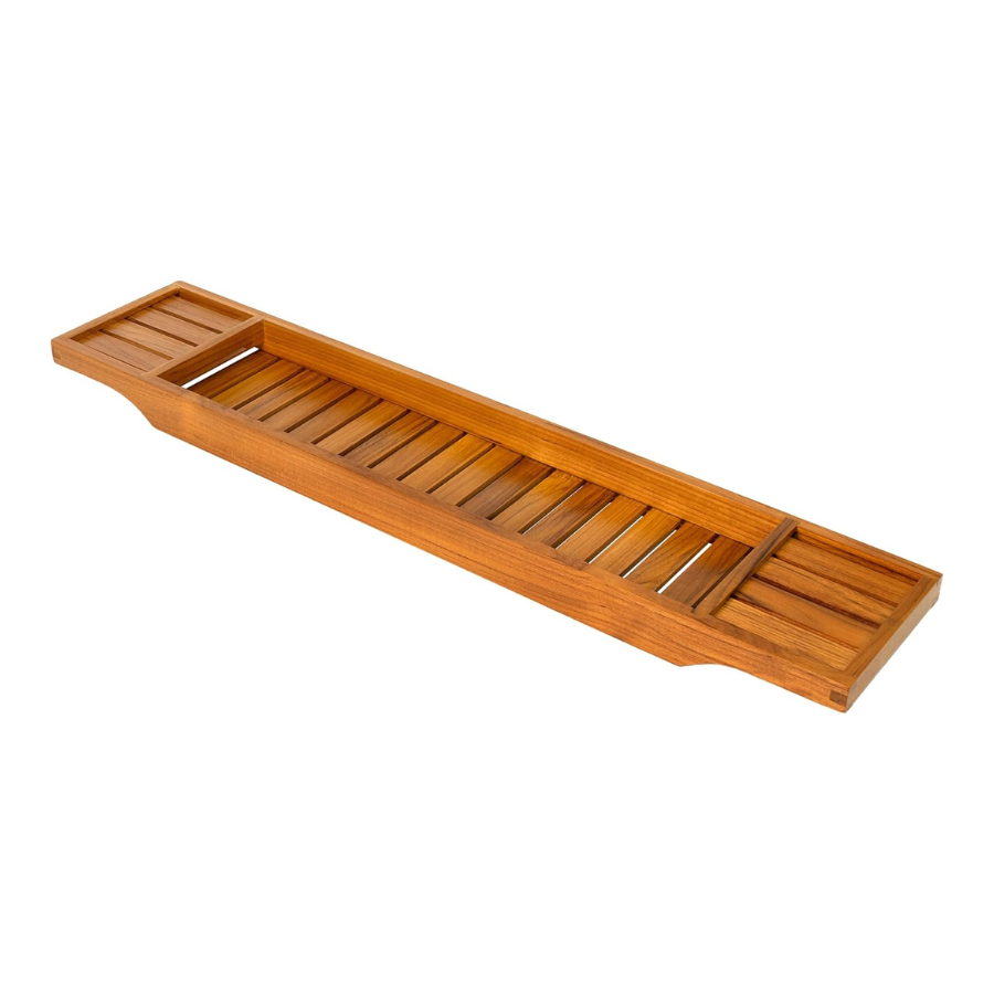 carpentray wooden bathroom bathtub tray