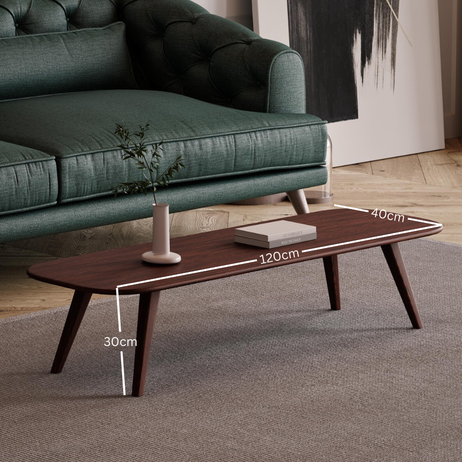 Carpentray Wooden Coffee Table Long (120x40x30cm)