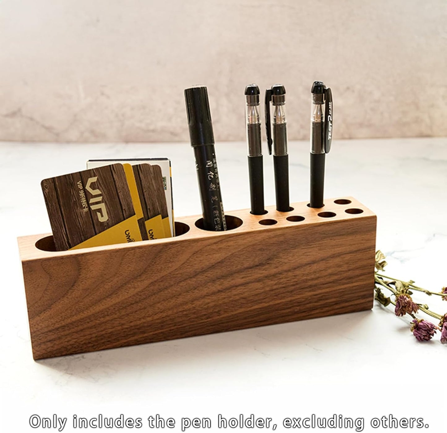 Wooden Pen Holder