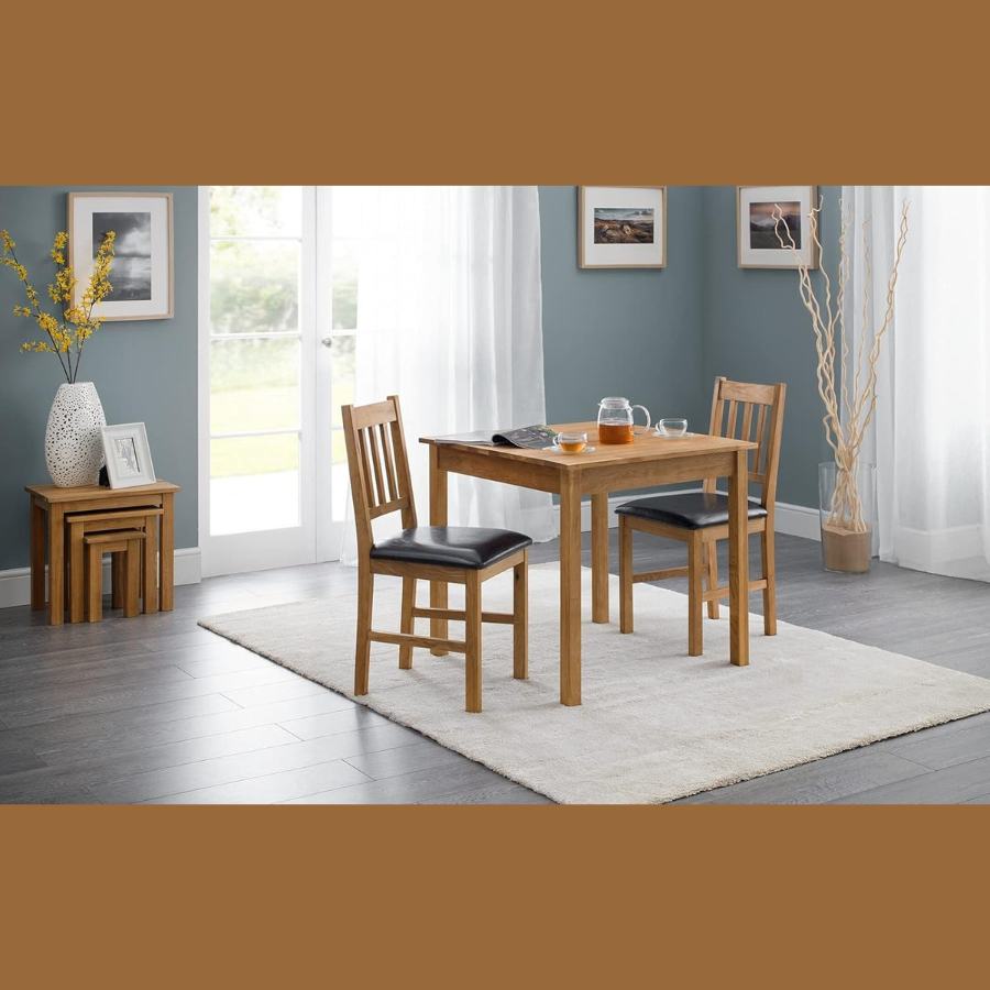Carpentray 30Inch Square Wooden Dining Table