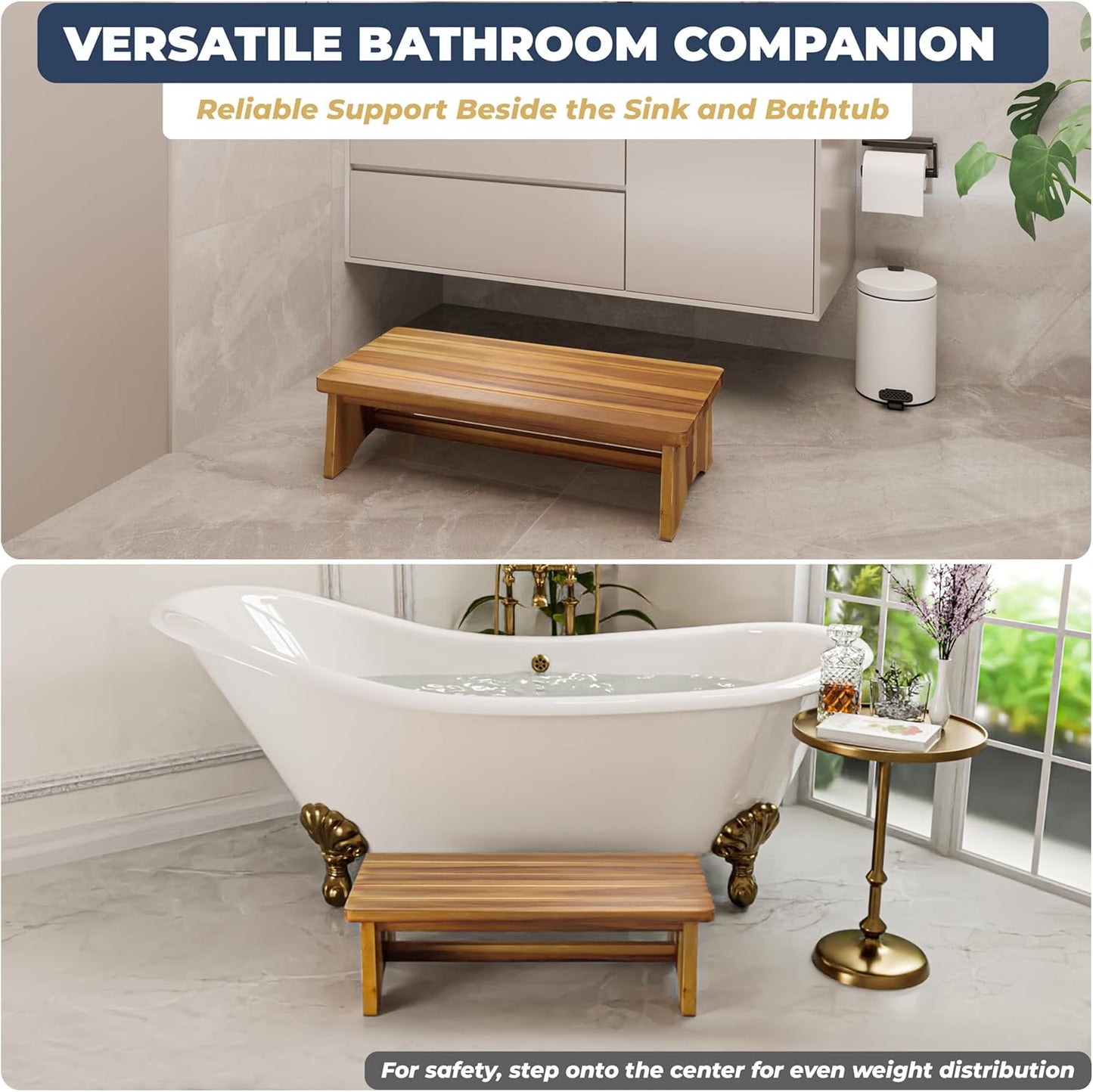 Carpentray Classic Wooden Step Stool