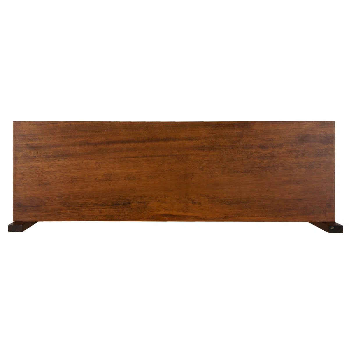 2 Piece Poplar Tiered Shelf Boxy Wooden Wall Shelf, Home Decor Items Wall Mounted Book Shelf