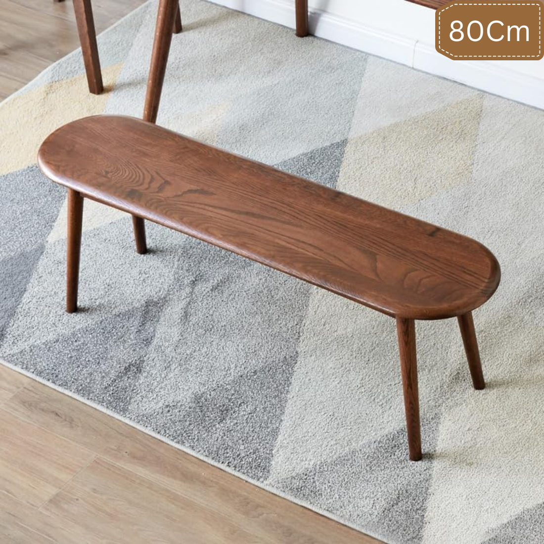 Carpentray 80Cm Long Wooden Bench