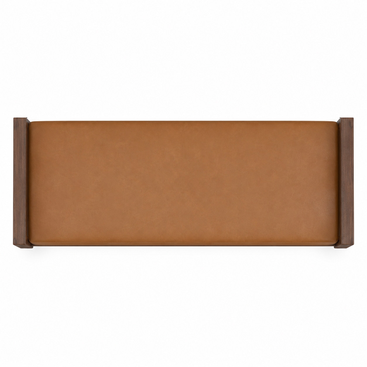 Carpentray 150cm Long Premium Wooden Bench With Dual Cushion (Brown)