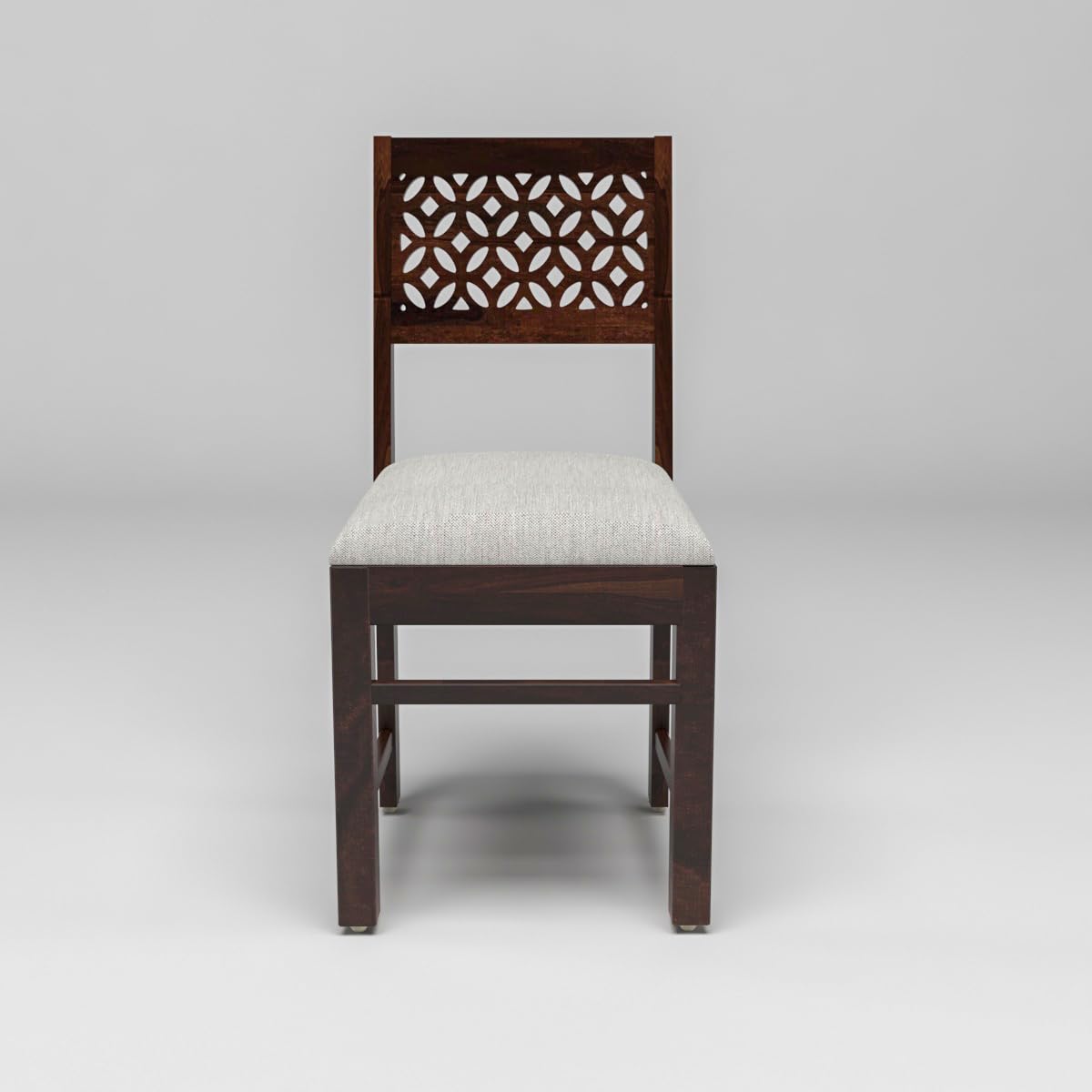 Carpentray Furniture Sheesham Wooden 2 Dining Chair Soft Cusion Set of 2 for Living Room