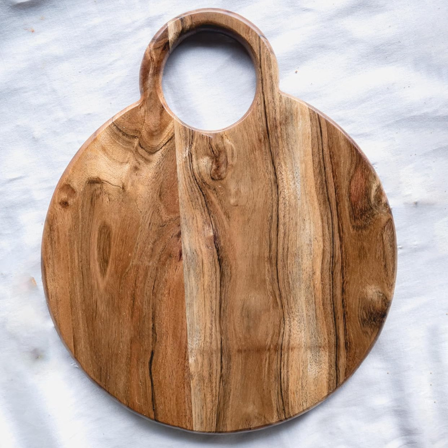 Carpentray Wooden Round Cutting Board