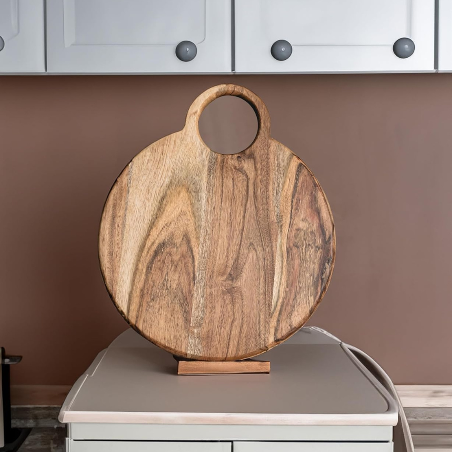 Carpentray Wooden Round Cutting Board