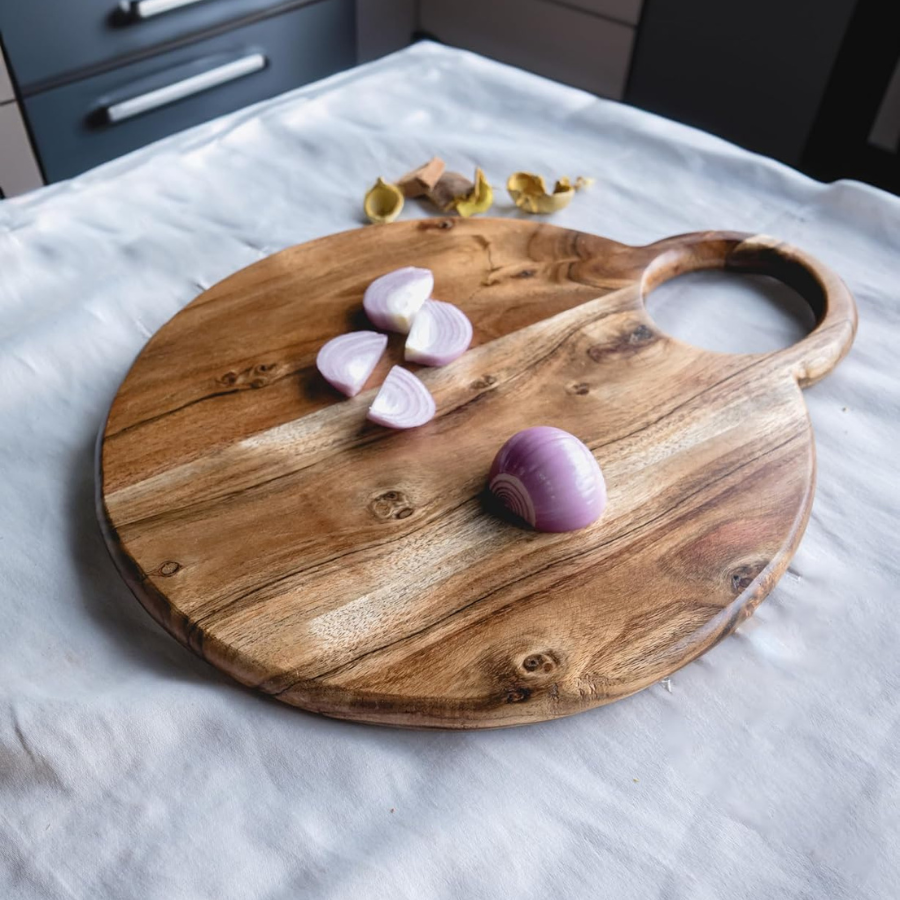 Carpentray Wooden Round Cutting Board