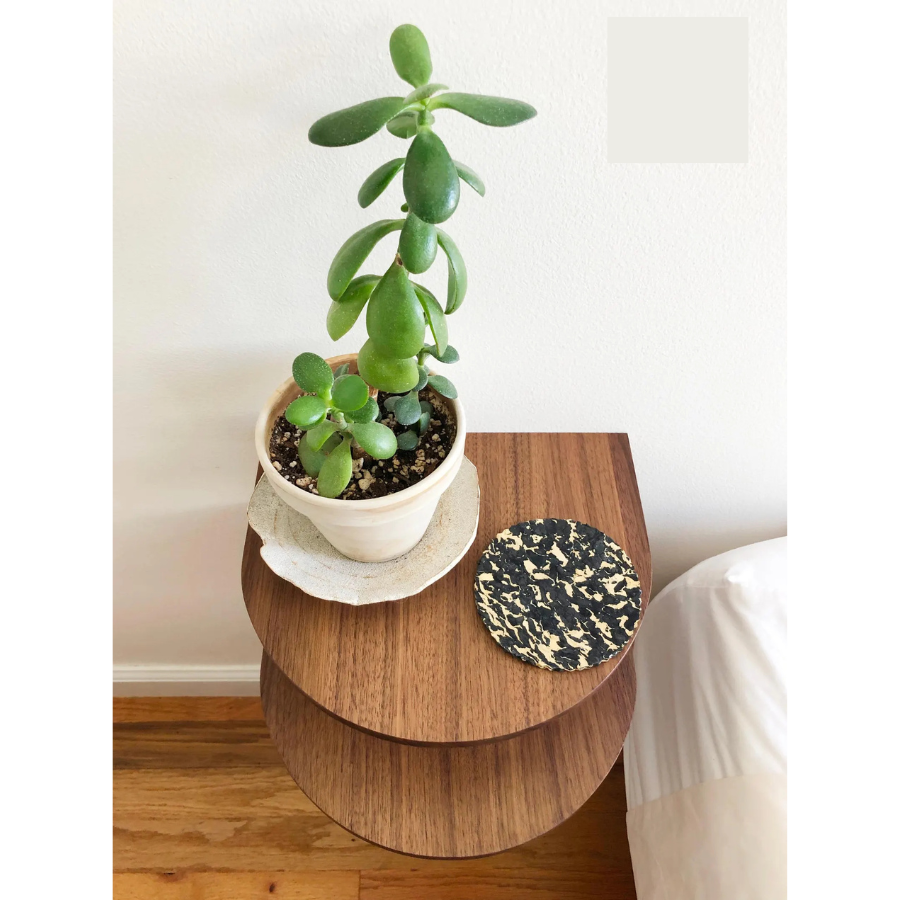 Carpentray wooden wall bedside 2 Rack Shelf