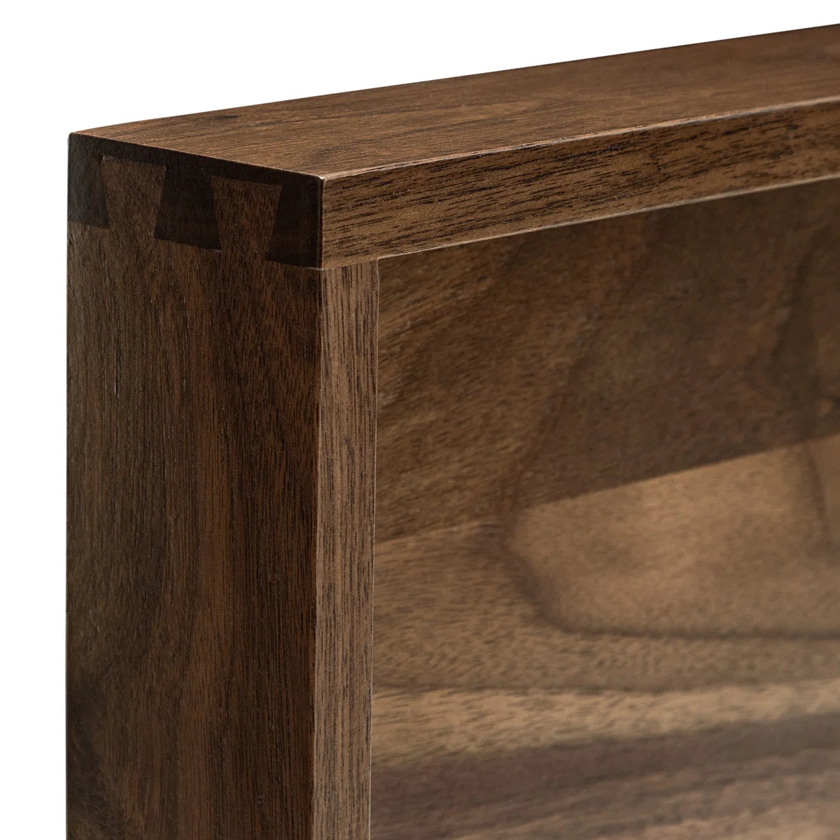 Carpentray 28x28 inch Square Wooden Office Table Tray (Walnut)