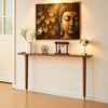 Carpentray 120cm Long Light Brown Console Table | Modern Wooden Entryway TableCarpentray Home