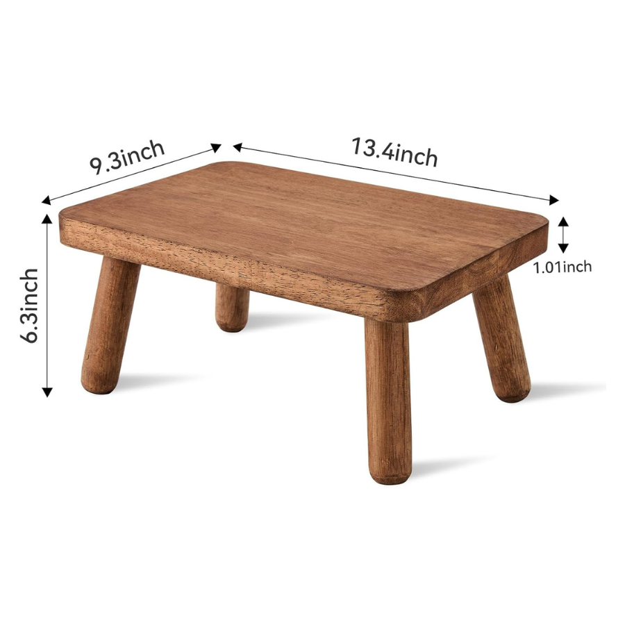 Carpentray Wooden Step Stool Anti-Slip Step Stools