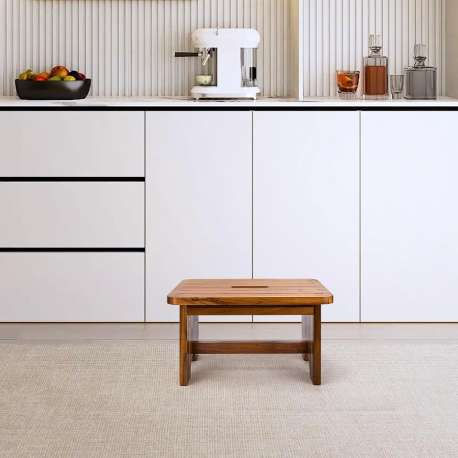 Carpentray 9'' Wooden Step Stool