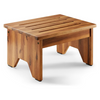 Carpentray 9'' Wooden Step Stool, Thickened Acacia Wood One Step StoolCarpentray Home
