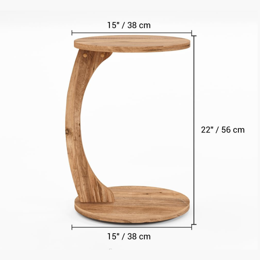 Carpentray C Shaped Sofa & Bedside Table