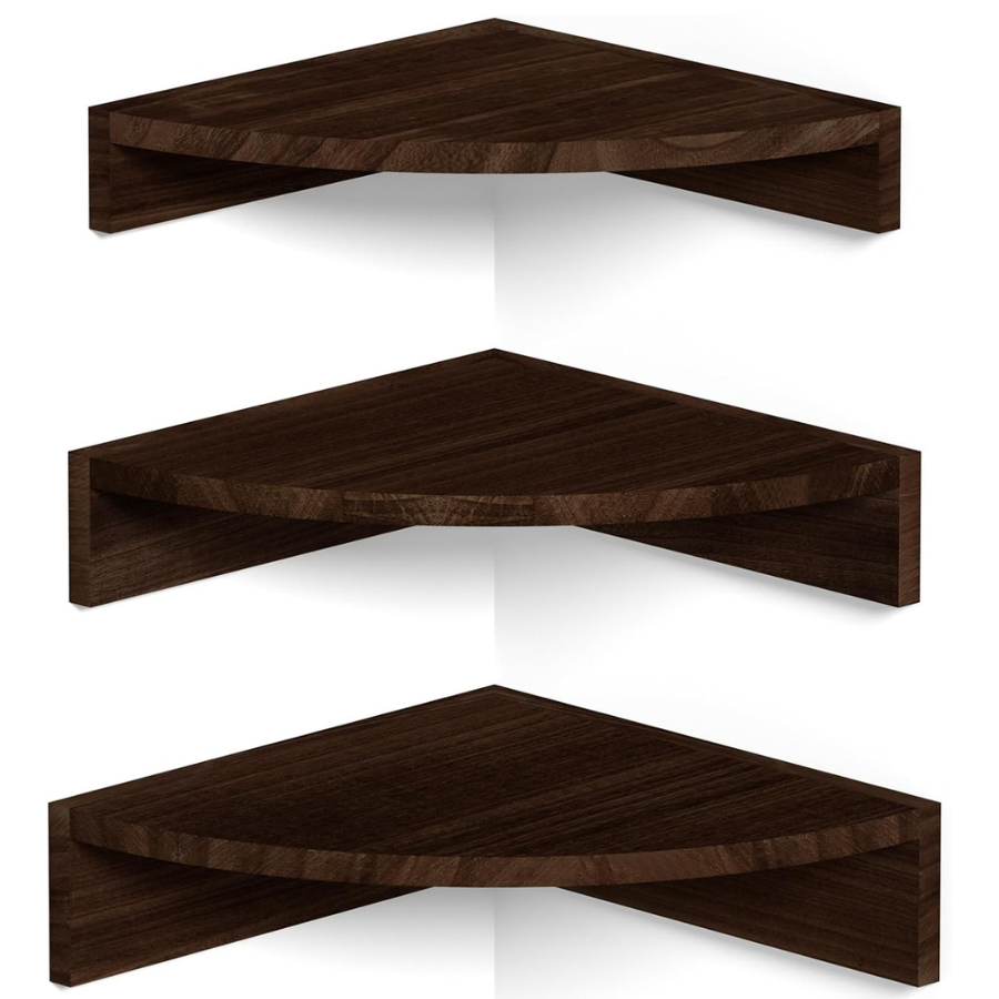 Carpentray Corner Shelf Wall Mount, Set of 3
