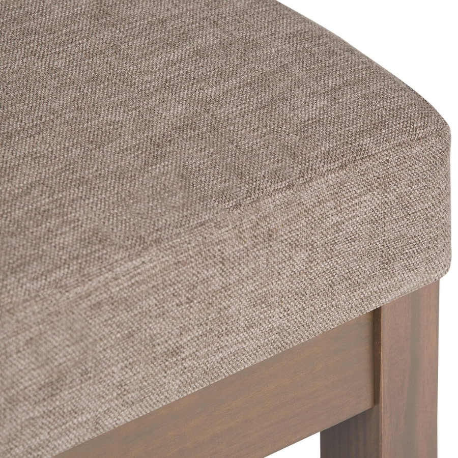 Carpentray 27 inch Rectangle Ottoman Bench in Fawn Golden Brown