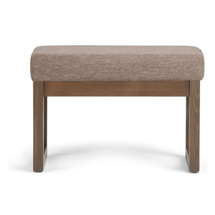 Carpentray 27 inch Rectangle Ottoman Bench in Fawn Golden Brown