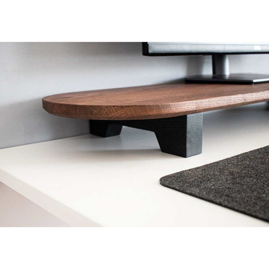 Carpentray 100cm Long wooden monitor riser for desk