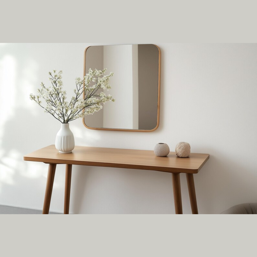 Carpentray 120cm Long Rectangular Wooden Console Table