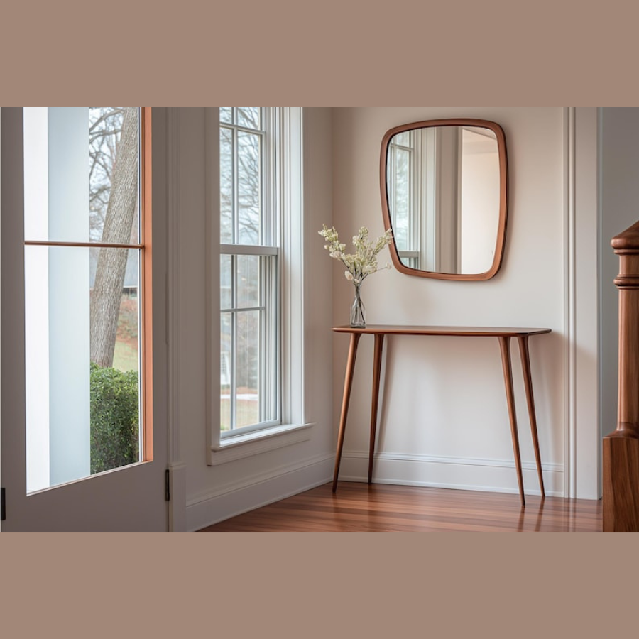 Carpentray 100cm Long Rectangular Wooden Console Table