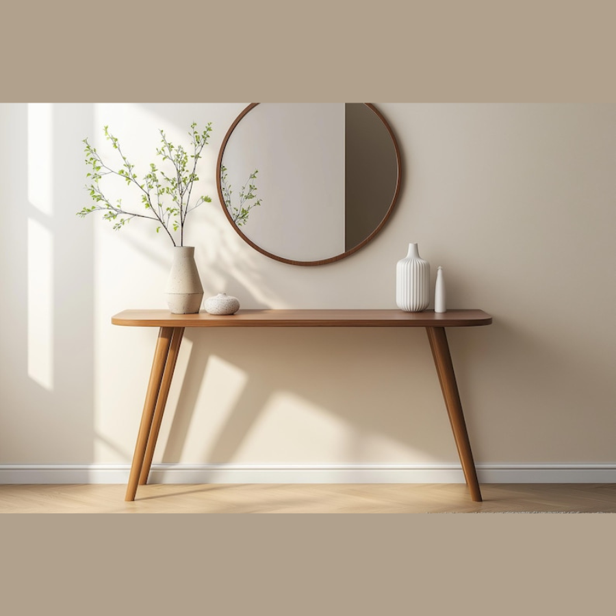 Carpentray 120cm Long Rectangular Wooden Console Table