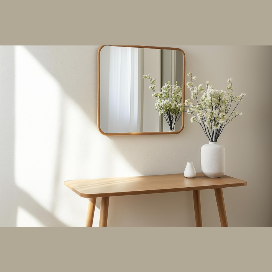 Carpentray 100cm Long Rectangular Wooden Console Table