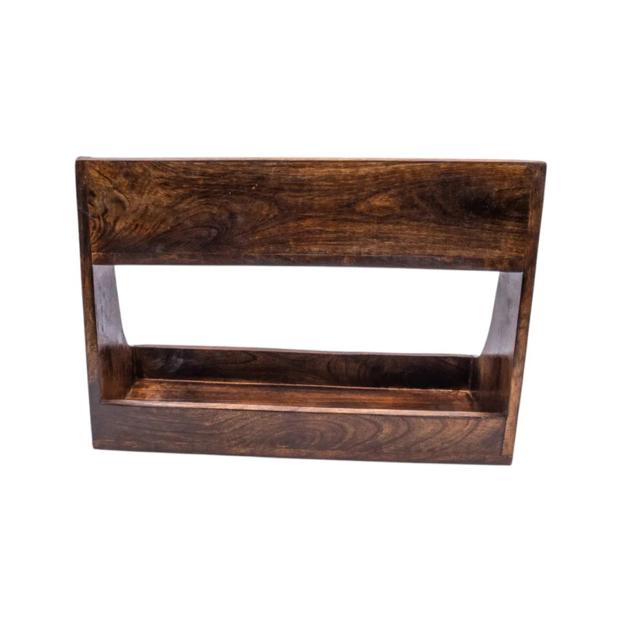 Carpentray Handcraft Wooden Decorative Bathroom/Kitchen Rack/Shelf-Rustic/Wall Shelf & Elegant Centepiece For Bathroom & Kitchen (38 X 27 X 15 )