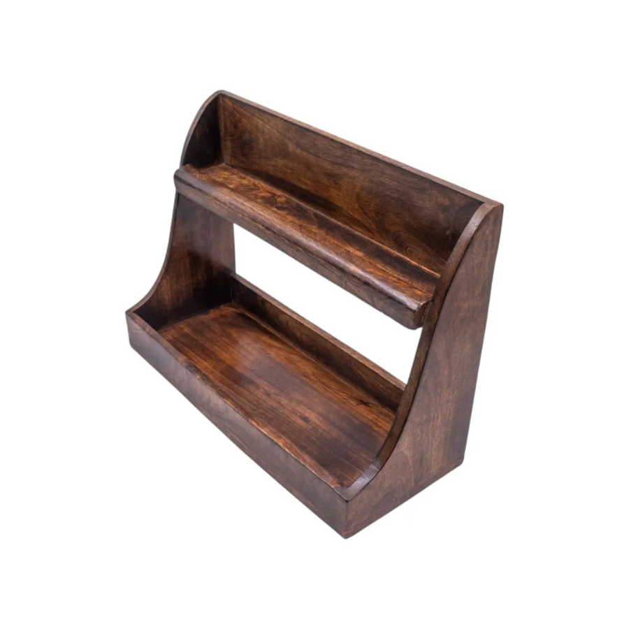 Carpentray Handcraft Wooden Decorative Bathroom/Kitchen Rack/Shelf-Rustic/Wall Shelf & Elegant Centepiece For Bathroom & Kitchen (38 X 27 X 15 )