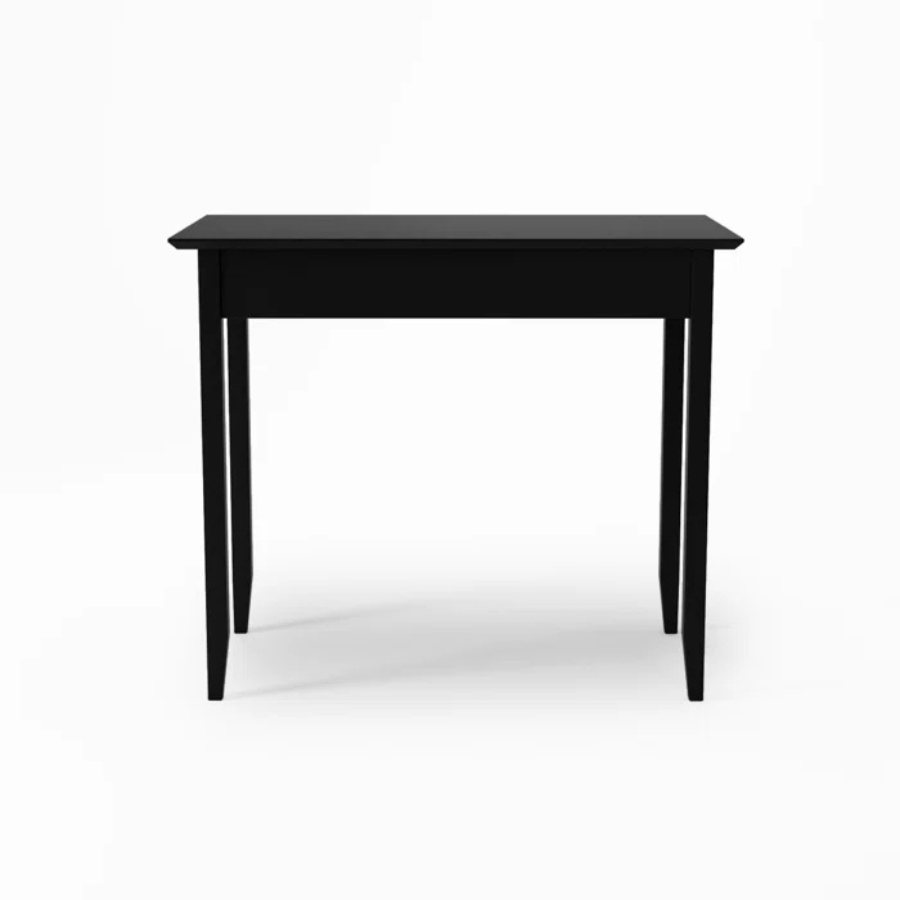 Carpentray Solid Wood Writing Desk (Black)