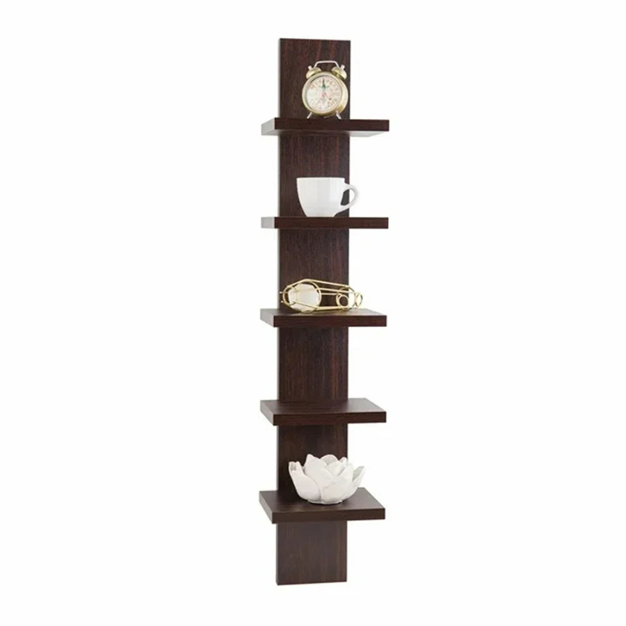 Carpentray 5 Tier Column Wall Shelf