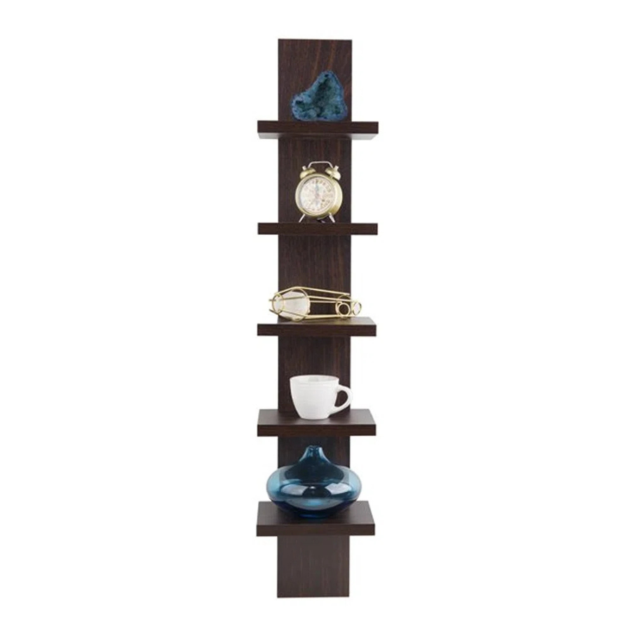 Carpentray 5 Tier Column Wall Shelf