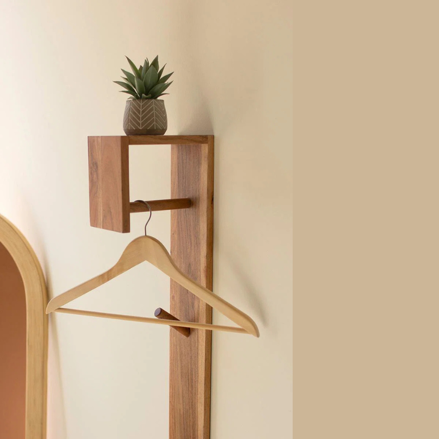 Carpentray Wall 3 - Hook Wall Mounted Coat Rack