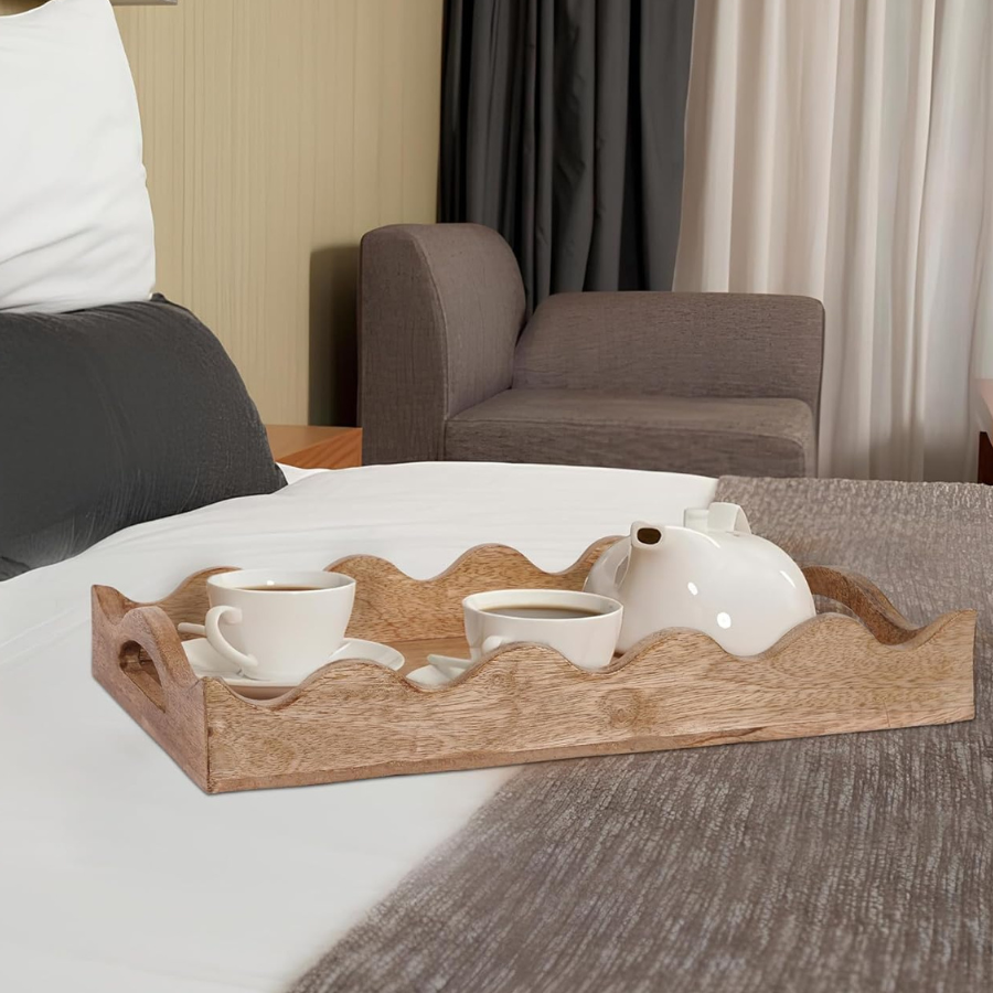 Carpentray Wooden Serving Tray | 10” x 2.5”