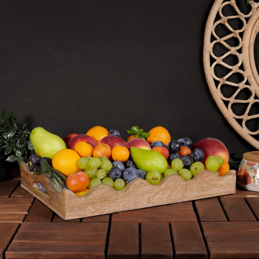 Carpentray Wooden Serving Tray | 10” x 2.5”