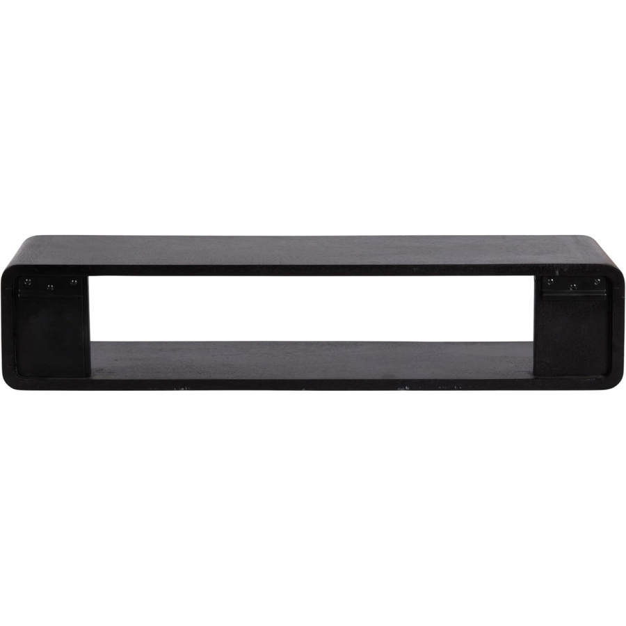 Carpentray Modern Wood Floating Console Table, 30 x 7 x 7, Black