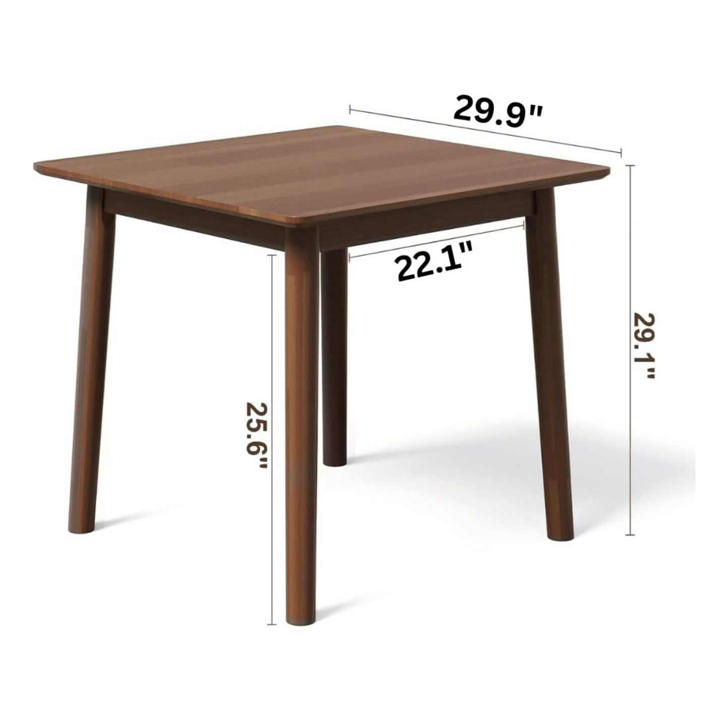 Carpentray 30" Square 4 Seater Dining Table