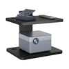 Carpentray Wooden Floating Dual Shelf Projector Stand (Black)Carpentray Home