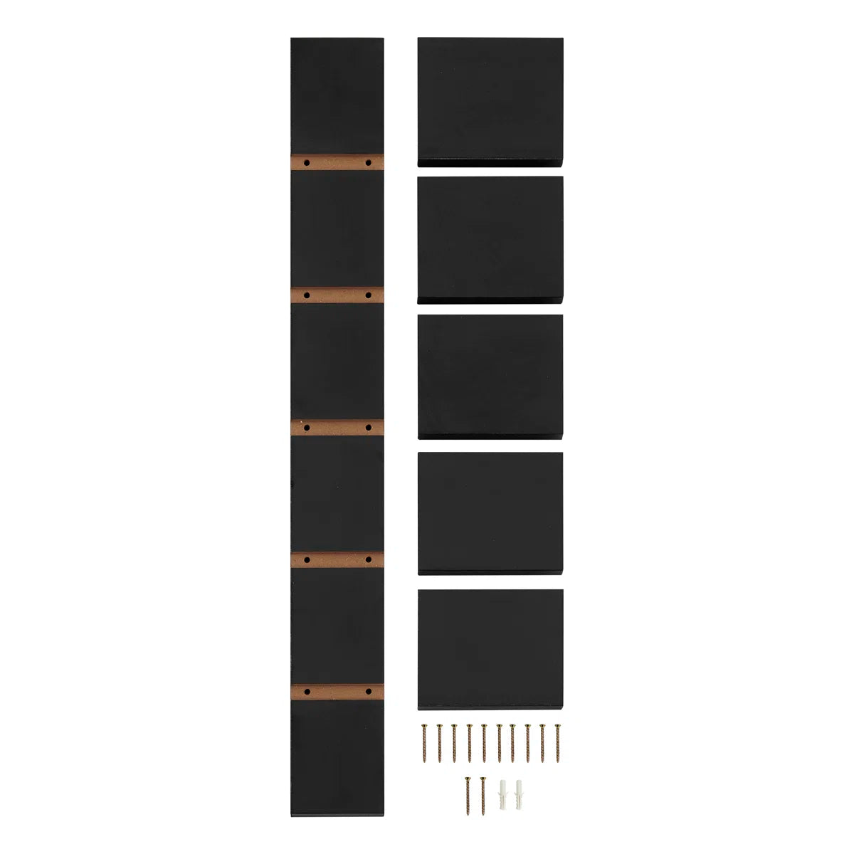 Carpentray 5 Tier Column Wall Shelf
