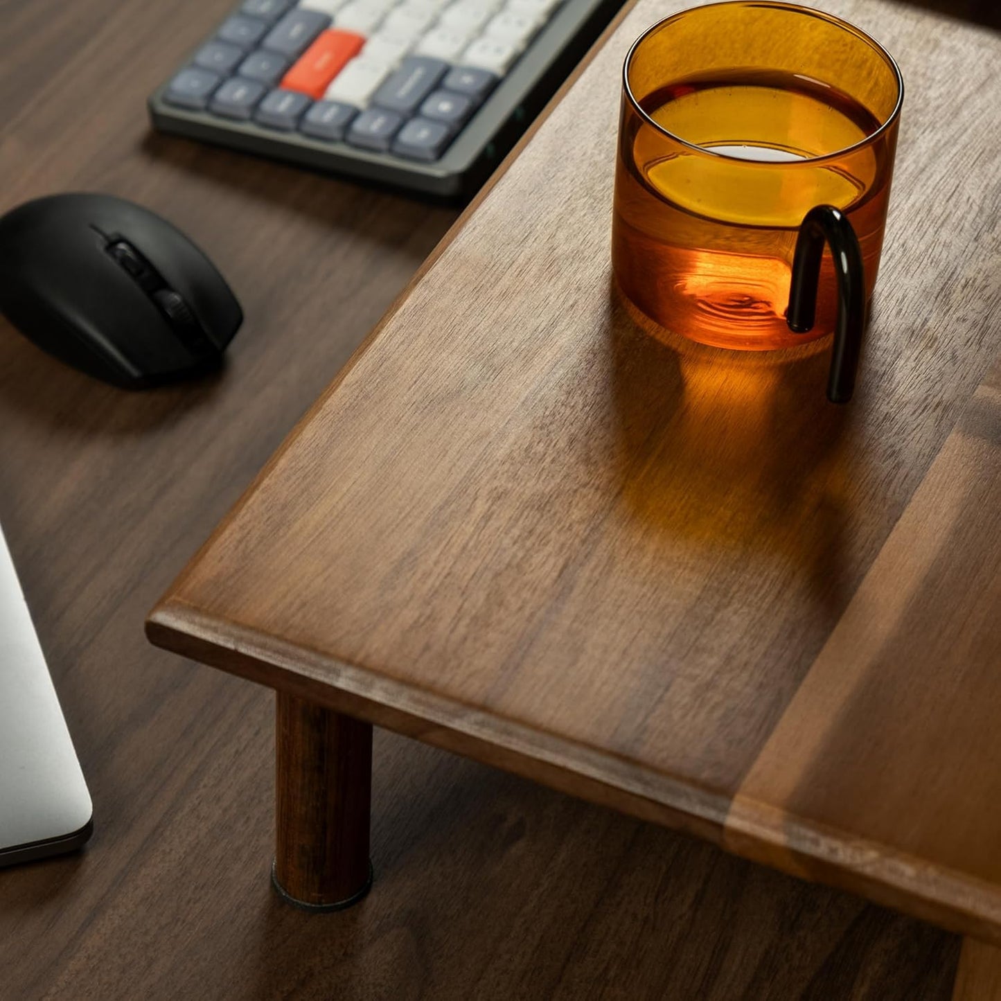Carpentray 80cm Long Monitor Stand Riser Sheesham Wood