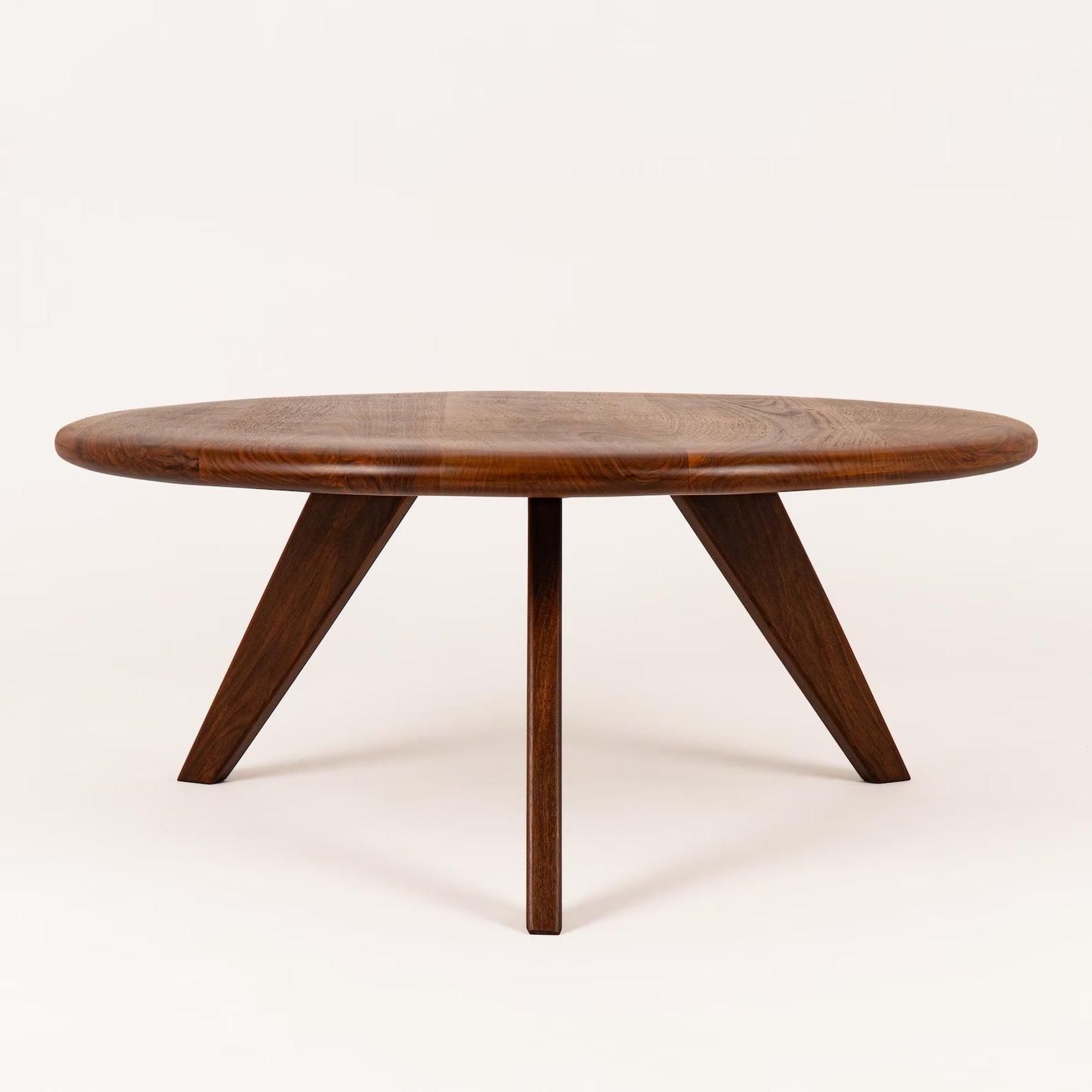 Carpentray 30x30 Inch Round Wooden Coffee Table